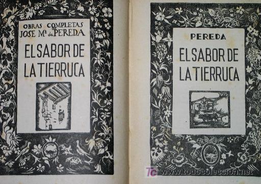 Libros antiguos: EL SABOR DE LA TIERRUCA. J.M. PEREDA. AGUILAR - Foto 2