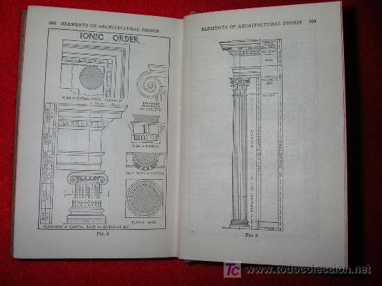 Libros antiguos: CONSTRUCCION DE EDIFICIOS - A&Ntilde;O 1922 - BELLAS LAMINAS. - Foto 3