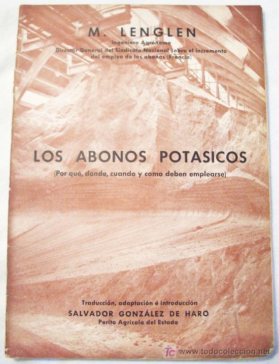 Libros antiguos: Folleto sobre Los Abonos Pot&aacute;sicos. - Foto 1