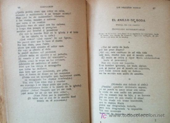 Libros antiguos: LOS PEQUE&Ntilde;OS POEMAS - RAMON DE CAMPOAMOR - Foto 4