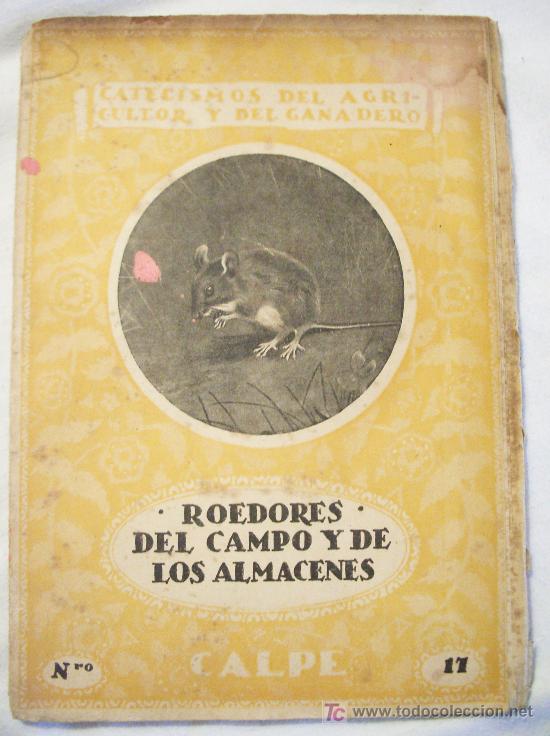 Libros antiguos: Folleto sobre Rodeores del campo y de los Almacenes. - Foto 1
