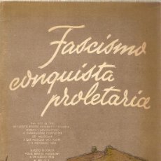 Libros antiguos: FASCISMO CONQUISTA PROLETARIA.I LAVORATORI ITALIANI... ROMA : CASTALDI, 1935
