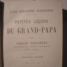 Libros antiguos: PETITES LEÇONS DU GRAND PAPA. 1871. Lote 26266616
