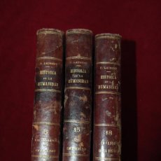 Libros antiguos: F. LAURENT, HISTORIA DE LA HUMANIDAD, TOMOS V, XV Y XVIII, (1880)