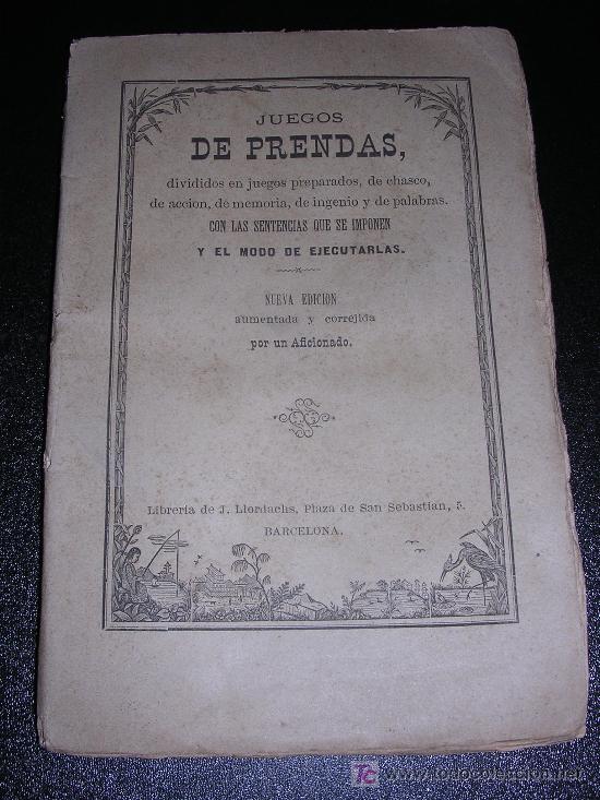 Libros antiguos: JUEGOS DE PRENDAS - Foto 1