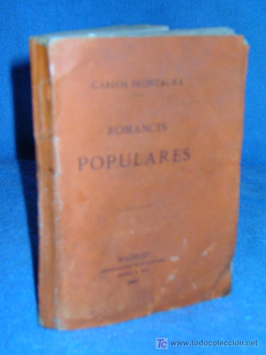Libros antiguos: ROMANCES POPULARES - CARLOS FRONTAURA - A&Ntilde;O 1867. - Foto 1