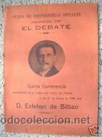 Libros antiguos: CURSO DE CONFERENCIAS SOCIALES,EL DEBATE. 5&ordf;C. ED.1920 - Foto 1