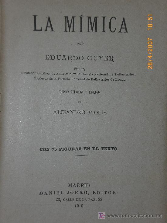 Libros antiguos: LA M&Iacute;MICA (1910) - Foto 1