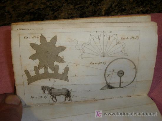 Old books: BULOS MECANIQUE 1825 A LA CONSTRUCTION DES MOULINS ,VOITURES ET DES ENGRENAGES