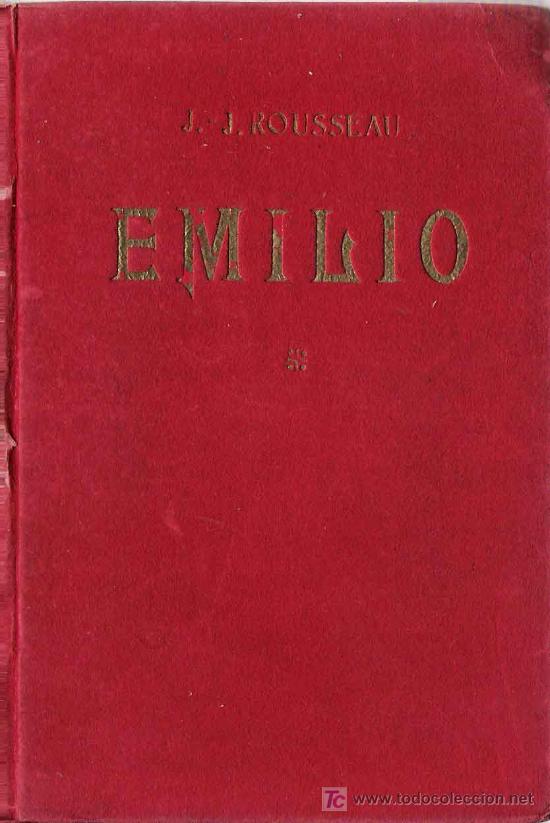 Libros antiguos: Emilio / J. J. Rousseau ( Tomo I) - Foto 1