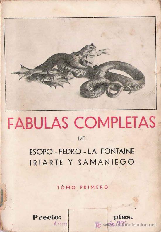 Libros antiguos: F&aacute;bulas completas / de Esopo, Fedro, La Fontaine - Foto 1