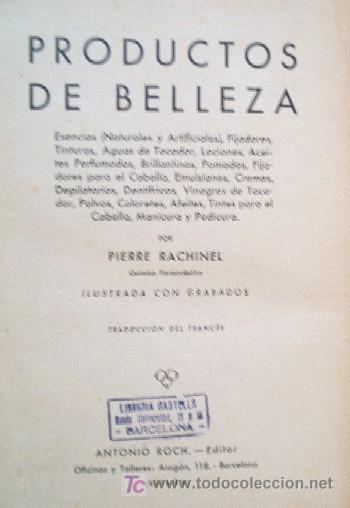 Libros antiguos: PRODUCTOS DE BELLEZA - Foto 3