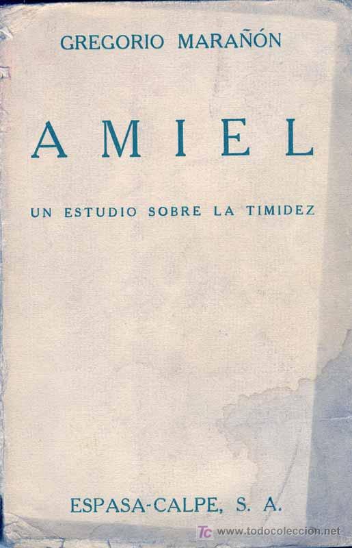 Libros antiguos: 1932. gregorio mara&ntilde;&oacute;n AMIEL - Foto 1