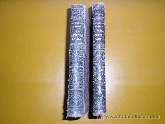 Libros antiguos: CURSUS SCRIPTURAE SACRAE. SCHOUPPE. 1870. 2 TOMOS. SIGLO XIX - Foto 2