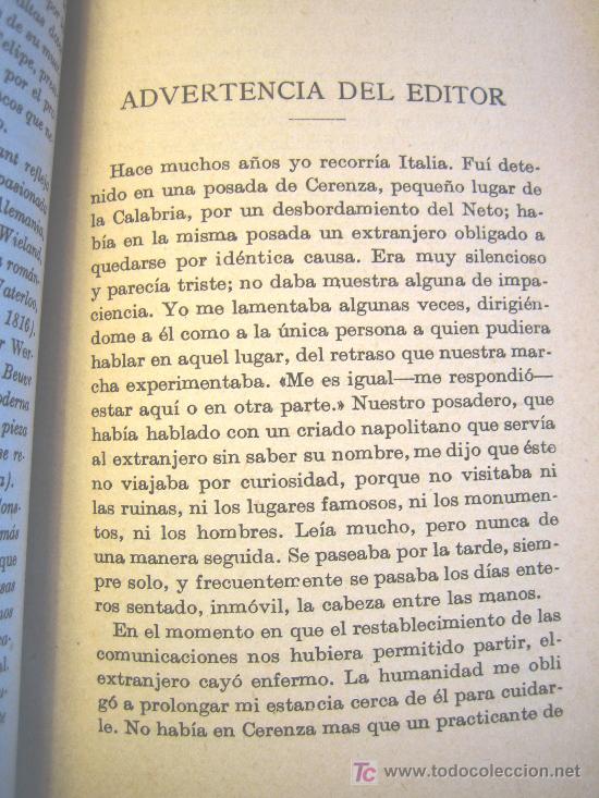 Libros antiguos: COLECCION UNIVERSAL N&ordm; 945 - ADOLFO, DE BENJAMIN CONSTANT, A&Ntilde;O 1924. - Foto 4