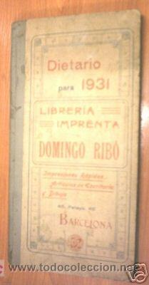 Antiquarische B&uuml;cher: DIETARIO PARA 1931 LIBRERIA IMPREMTA DOMINGO RIBO.L5117