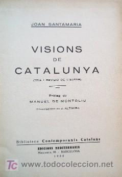 Libros antiguos: VISIONS DE CATALUNYA - A&Ntilde;O 1936 - Foto 2