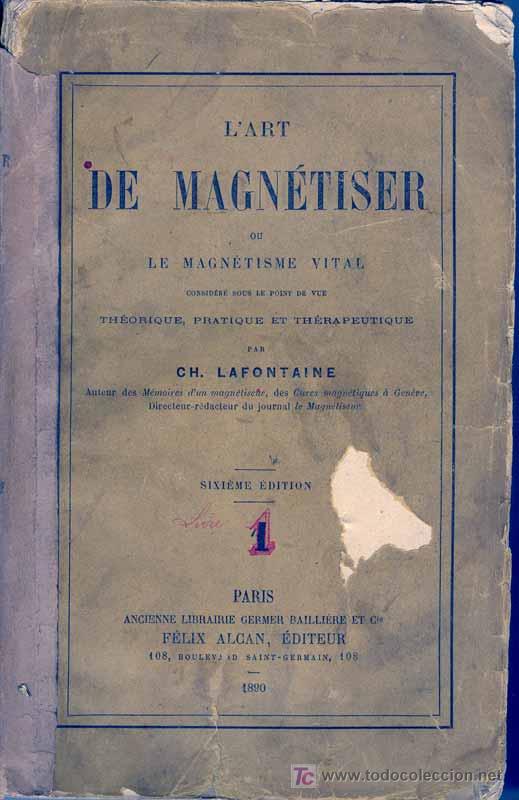 Libros antiguos: 1890: MAGNETISMO VITAL - Foto 1