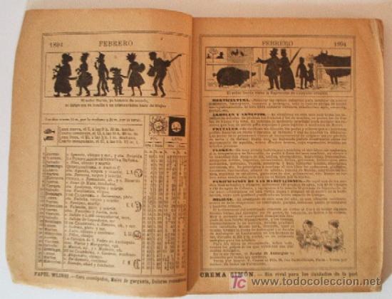 Libros antiguos: ALMANAQUE PARA 1894 - Foto 2