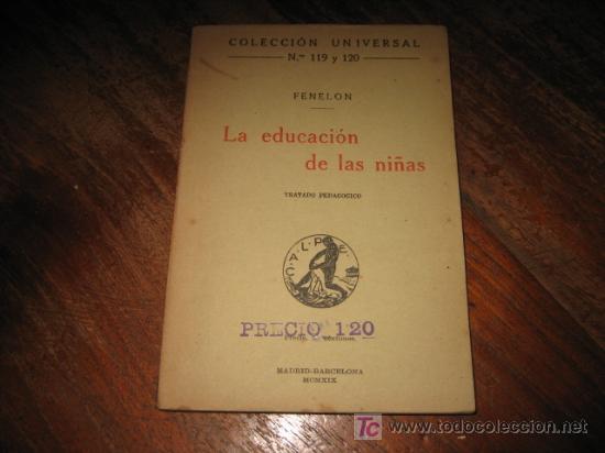 Libros antiguos: LA EDUCACION DE LAS NI&Ntilde;AS - Foto 1