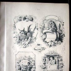 Libros antiguos: DIE ETIQUETTIR - KUNST - ALBUM DE ETIQUETAS - KARL KLIMSCH, 1873. 54 GRABADOS. Lote 26339489