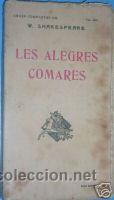 Libros antiguos: W. SHAKESPEARE. OBRAS .LES ALEGRES .A&Ntilde;O 1909.L5205 - Foto 1