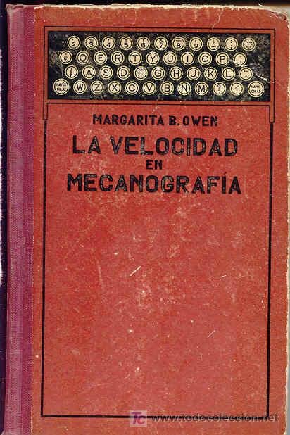 Libros antiguos: LA VELOCIDAD EN MECANOGRAF&Iacute;A - Foto 1