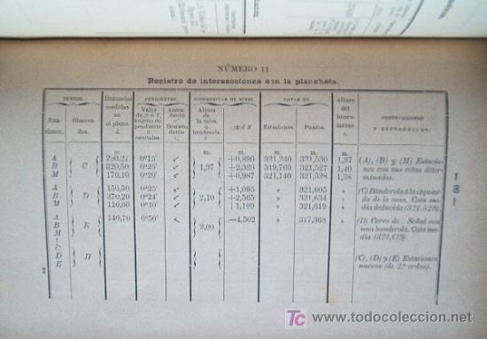 Libros antiguos: CURSO DE TOPOGRAFIA - A&Ntilde;O 1896 - Foto 10
