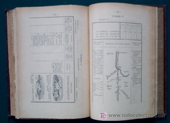 Libros antiguos: CURSO DE TOPOGRAFIA - A&Ntilde;O 1896 - Foto 12