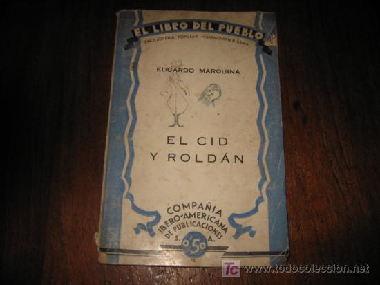 Libros antiguos: EL CID Y ROLDAN - Foto 1