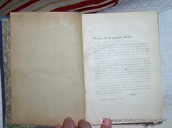 Libros antiguos: LIBRO DE ANALISIS CLINICO - Foto 1