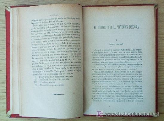 Libros antiguos: TEORIA DE LA POSESION - A&Ntilde;O 1892 - Foto 4