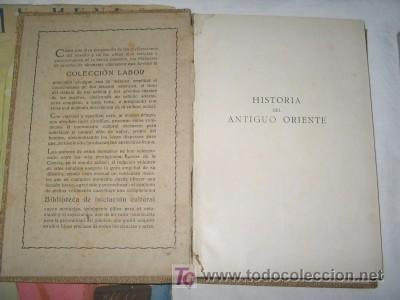 Libros antiguos: HISTORIA DEL ANTIGUO ORIENTE, DE 1932 - Foto 2