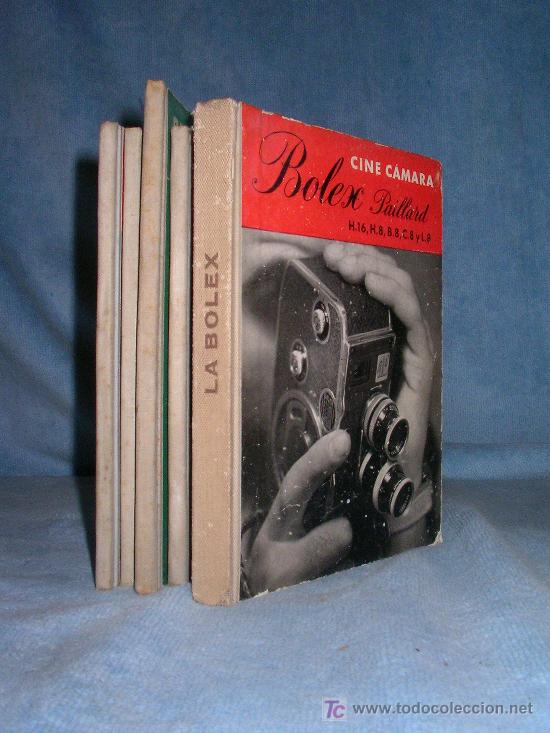 Libros antiguos: COLECCION  5 LIBROS ANTIGUOS DE TECNICA FOTOGRAFIA - EDICIONES OMEGA A&Ntilde;OS 1940-50.