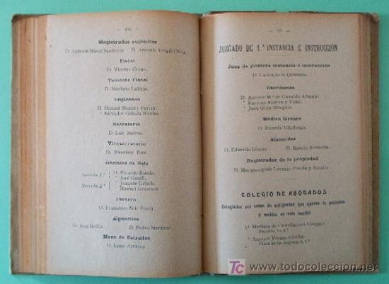 Libros antiguos: GUIA JUDICIAL DE CATALU&Ntilde;A - A&Ntilde;O 1904 - Foto 7
