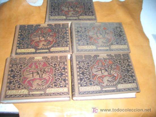 Libros antiguos: CATALU&Ntilde;A ILUSTRADA COMPLETA 5 TOMOS - Foto 1