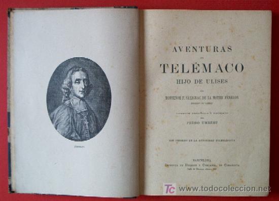 Libros antiguos: AVENTURAS DE TELEMACO - A&Ntilde;O 1909 - Foto 2