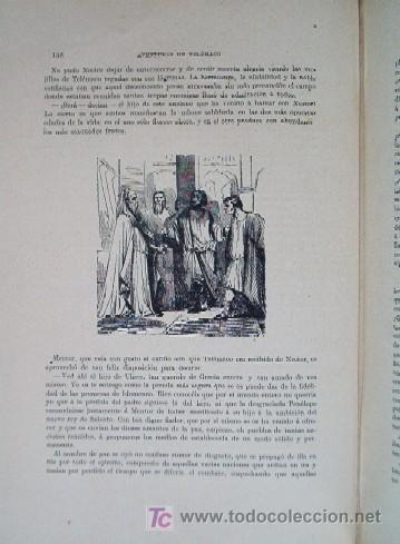 Libros antiguos: AVENTURAS DE TELEMACO - A&Ntilde;O 1909 - Foto 6