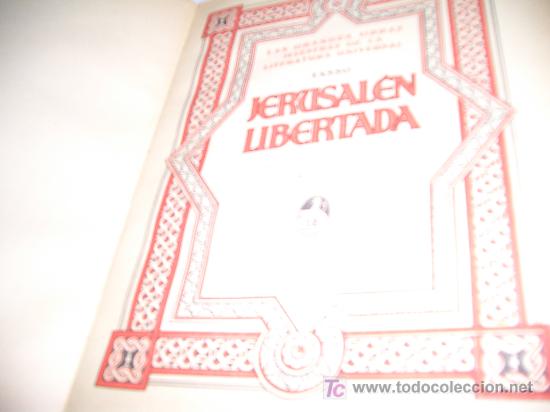 Libros antiguos: JERUSALEN LIBERTADA -TASSO- - Foto 2
