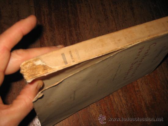 Libros antiguos: CONFRENCIAS PARA SE&Ntilde;ORAS   TOMO II - Foto 2