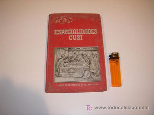 Libros antiguos: Especialidades CUSI - Foto 1
