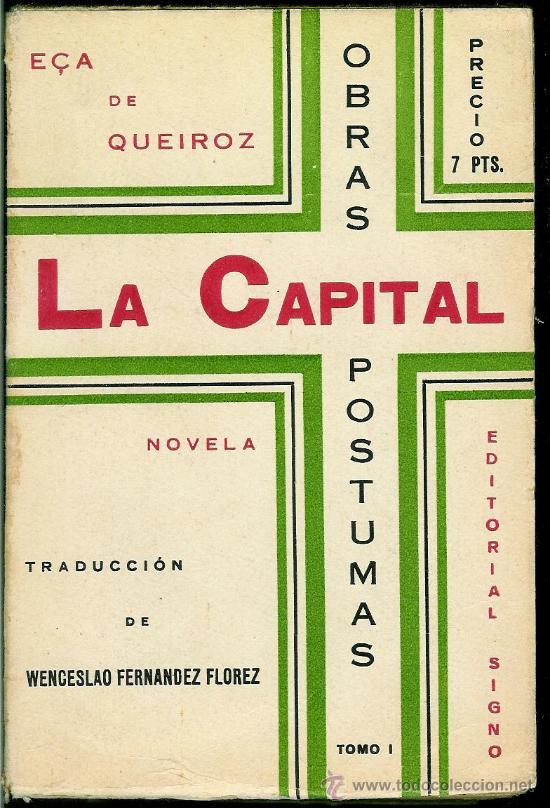 Libros antiguos: Capital, La. Tomo 1 (Queiroz, E&ccedil;a de) - Foto 1