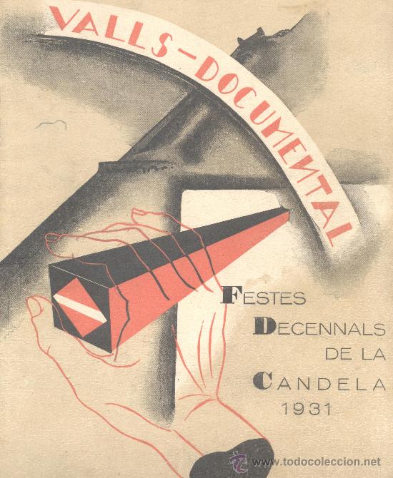 Libros antiguos: VALLS DOCUMENTAL FESTES DECENNALS DE LA CANDELA 1931 - Foto 1