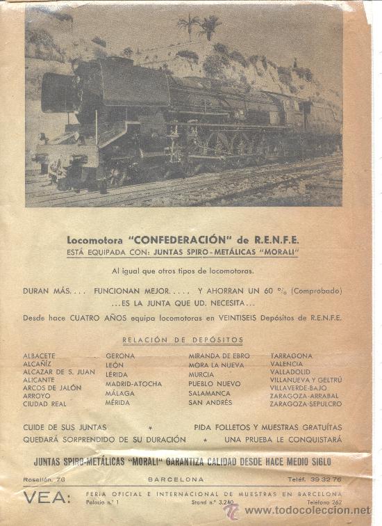 Libros antiguos: LOCOMOTORA CONFEDERACION DE RENFE - Foto 1