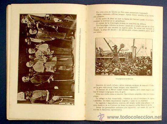 Libros antiguos: FESTES CENTENARIES DEL DEVALLAMENT DE LA MARE DE DEU DE LA MERC&Egrave;. EDITORIAL CATALANA, MCMXVIII. - Foto 6