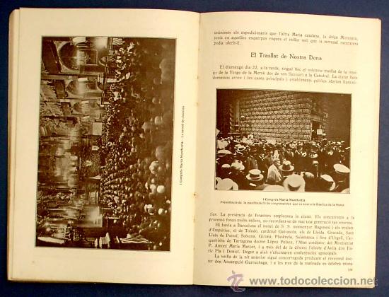 Libros antiguos: FESTES CENTENARIES DEL DEVALLAMENT DE LA MARE DE DEU DE LA MERC&Egrave;. EDITORIAL CATALANA, MCMXVIII. - Foto 8