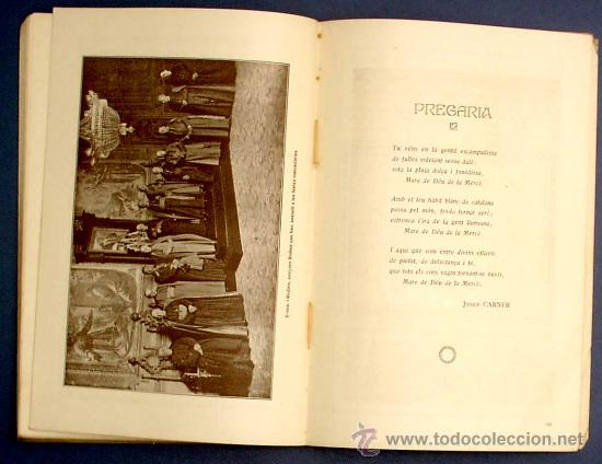 Libros antiguos: FESTES CENTENARIES DEL DEVALLAMENT DE LA MARE DE DEU DE LA MERC&Egrave;. EDITORIAL CATALANA, MCMXVIII. - Foto 9