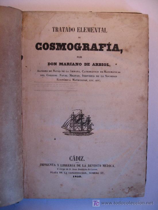 Libros antiguos: INTERESANTE LIBRO SOBRE COSMOGRAFIA - 1853 - Foto 2
