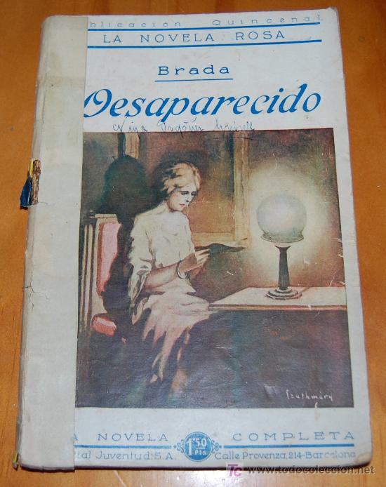Libros antiguos: LA NOVELA ROSA. DESAPARECIDO. BRADA - Foto 1