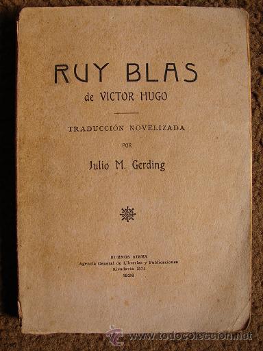 Libros antiguos: RUY BLAS, DE VICTOR HUGO, 1926 - Foto 1